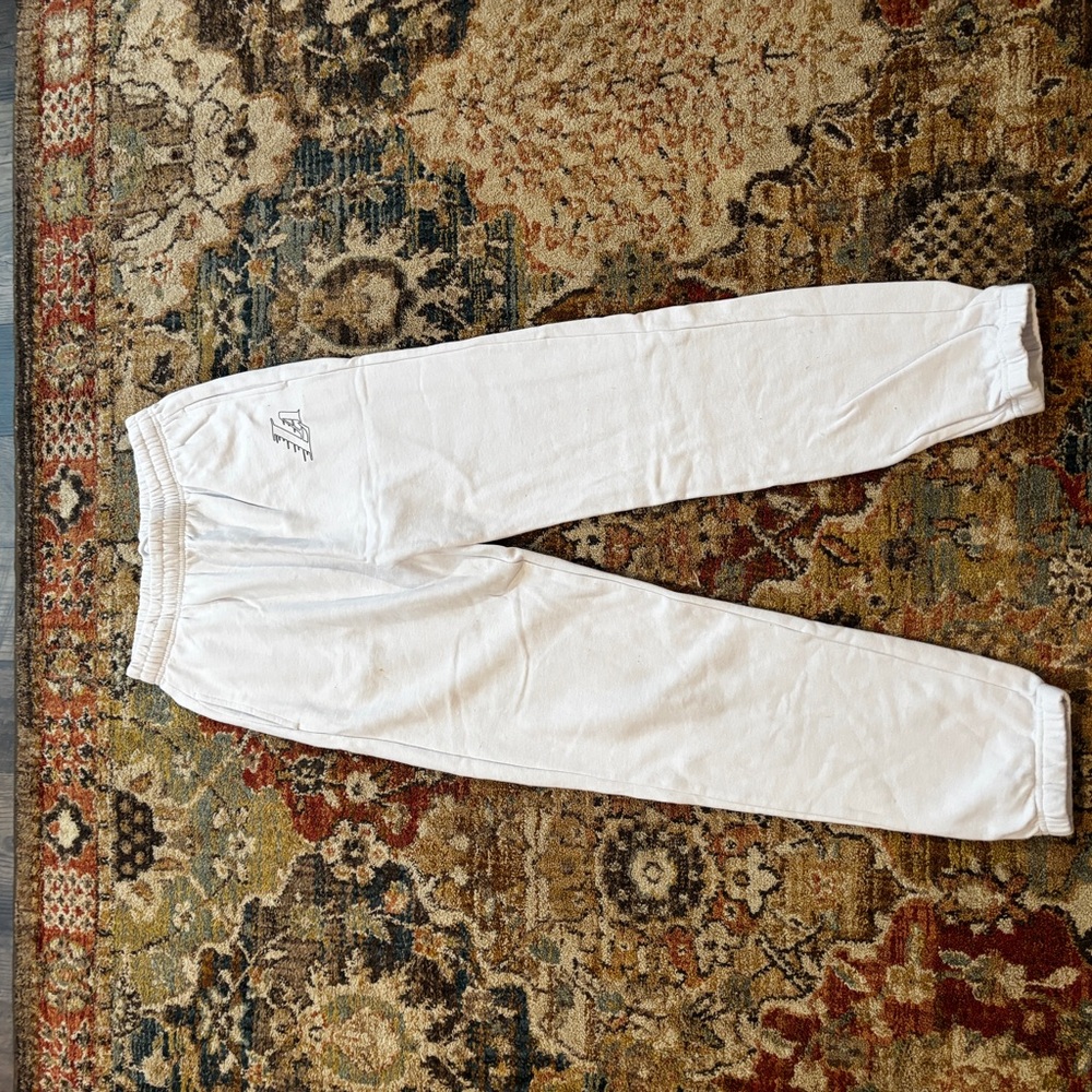 Classic White LA Jogger Pants